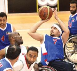منتخب الكويت يخسر امام نظيره الاماراتي في بطولة الخليج لكرة السلة للمعاقين
