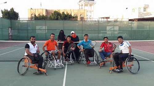 بمشاركة سبعة لاعبين  معاقي اليمن يصلون امس الى سرلانكا للمشاركة في بطولة كاس ديفيز